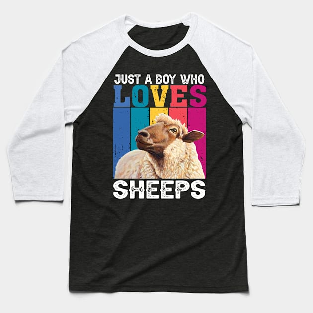 Fluffy Flock Fiesta Sheep Dreams, Stylish Tee Extravaganza for Animal Lovers Baseball T-Shirt by Northground